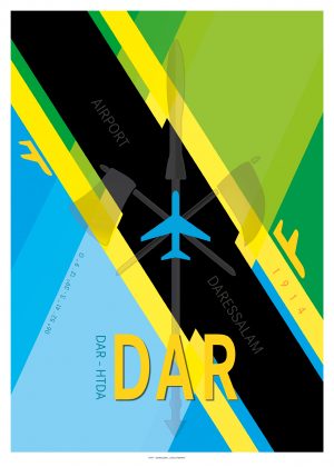 IATA Airport Design DAR Kunstdruck