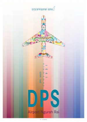 IATA Airport Design DPS Kunstdruck