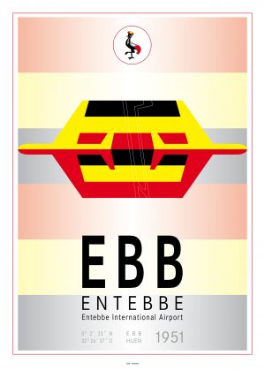 IATA Airport Design EBB Kunstdruck