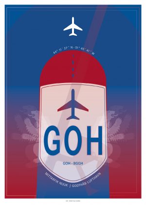 IATA Airport Design GOH Kunstdruck