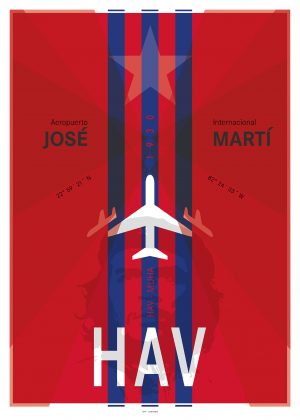 IATA Airport Design HAV Kunstdruck