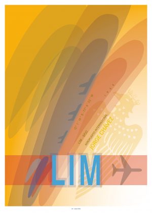 IATA Airport Design LIM Kunstdruck