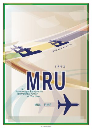 IATA Airport Design MRU Kunstdruck