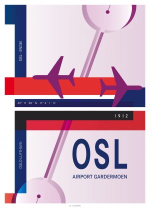 IATA Airport Design OSK Kunstdruck